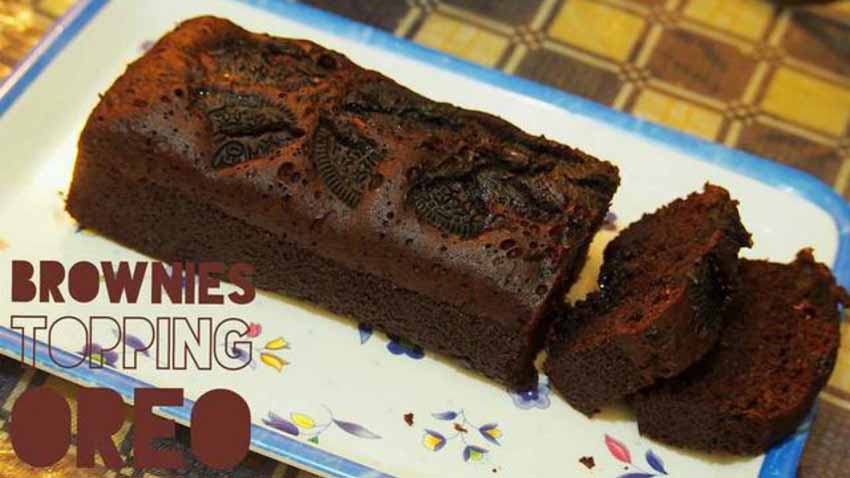 Resep Membuat Brownies Kukus Oreo