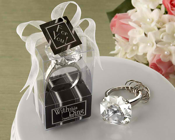 Ring in the 10carat fun with these whimsical engagement ring key chains as 