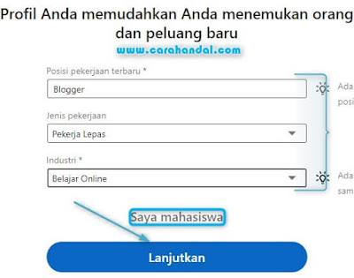 Membuat Akun LinkedIn