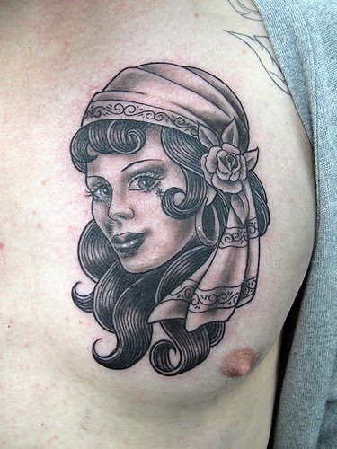 Gypsy Head Tattoos