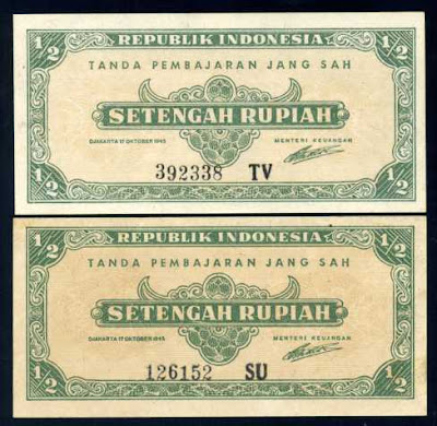 Kumpulan Uang Rupiah Indonesia Jaman Dulu