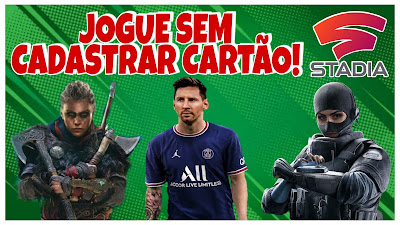 Criar conta grátis no Stadia