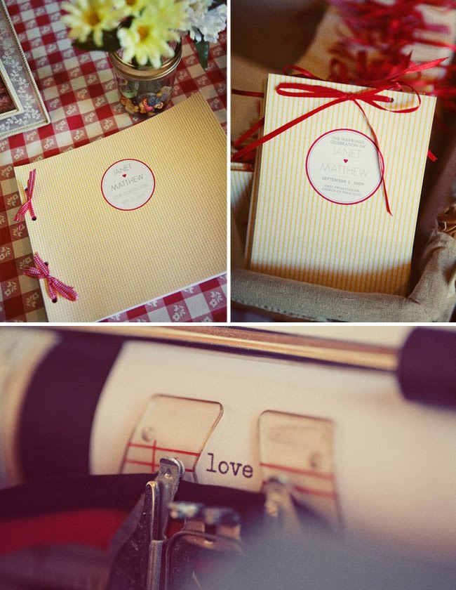typewriter at a wedding Love is all you need Thanks so much to Stephanie 