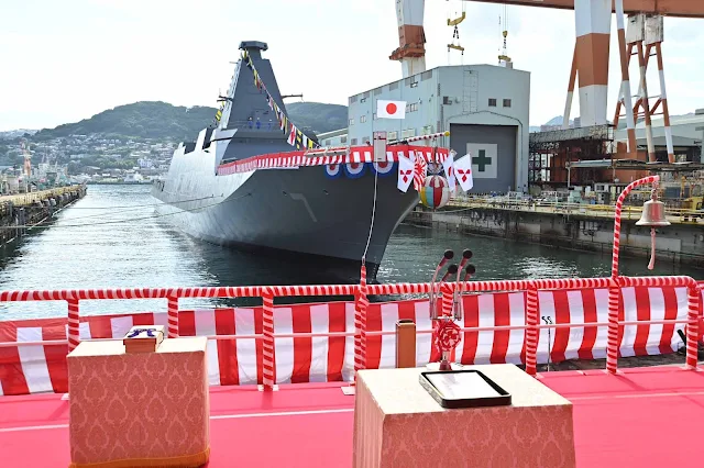 Cover Image Attribute: On September 26th, the 7th MOGAMI-class frigate, named 'NIYODO' after the 'NIYODO River' in Ehime and Kochi prefectures, was launched at Nagasaki Shipyard & Machinery Works, Mitsubishi Heavy Industries (MHI). / Source: Japan Maritime Self-Defense Force (JMSDF)