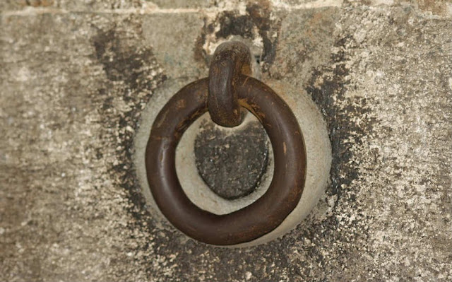 An Iron Ring at Shaniwarwada Fort