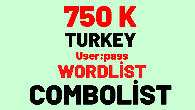 750K Turkey User:pass Combolist | Wordlist