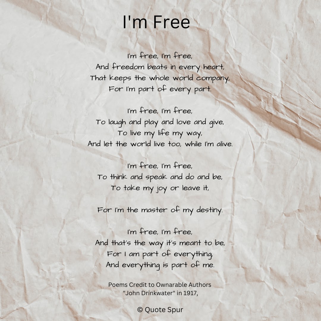 i m free poem