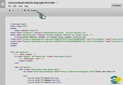  Setelah melaksanakan experiment selama satu jam hasilnya aku berhasil menciptakan sebuah blog d Cara Membuat Blog atau Website di Google Drive