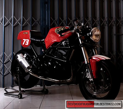 Kawasaki Ninja 250R Modifikasi  Cafe  Racer  Gambar  