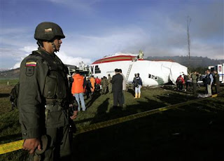 Kalitta Air B747 crash in Colombia