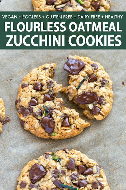 HEALTHY ZUCCHINI OATMEAL COOKIES