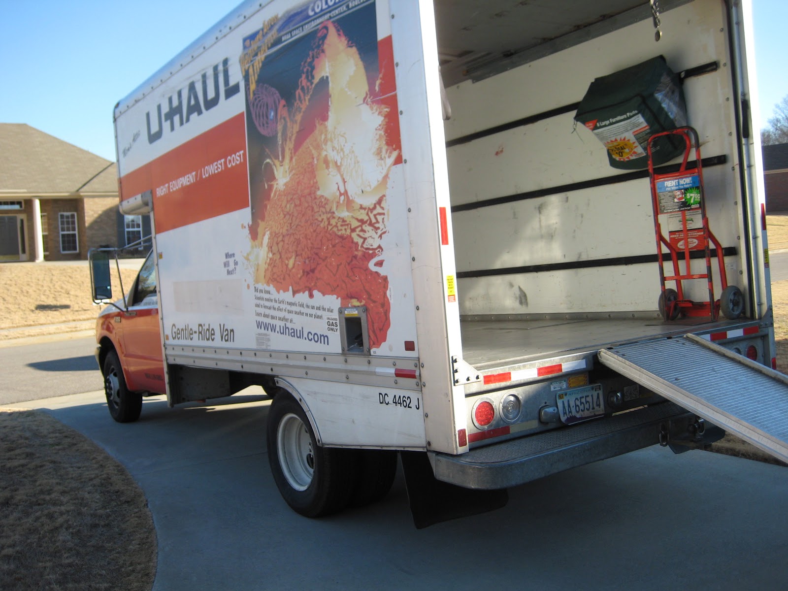 U-Haul Truck. Nice V-10 under the hood!
