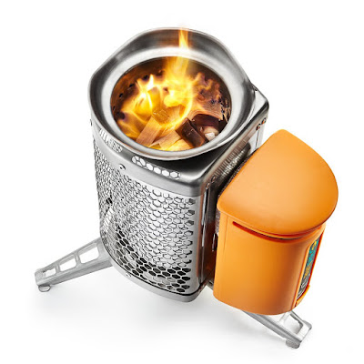 BioLite Wood Burning Camp Stove and Power Charger, Charging Your Gadgets and Cook a Meal At the Same Time