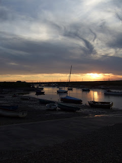 Sunset at Burnham Overy harbour