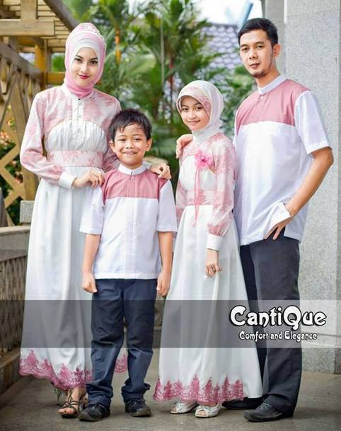  Ide Baju Muslim Sarimbit Keluarga Style Fashion Lebaran 