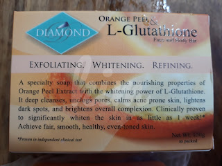Orange Peel & L glutathione face and body bar