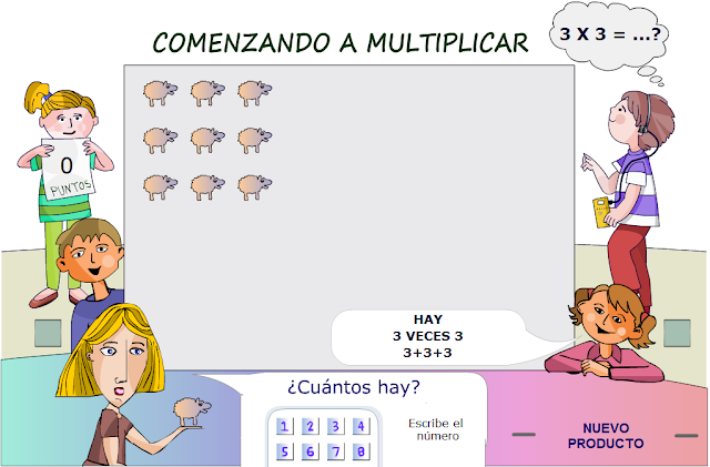 http://www.primerodecarlos.com/SEGUNDO_PRIMARIA/febrero/tema3/actividades/mates/iniciacion_multiplicacion.swf