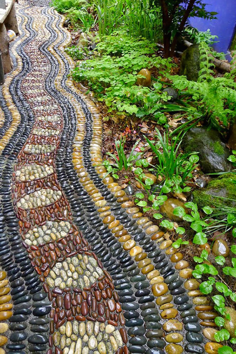 15 Magical Pebble Paths That Flow Like Rivers