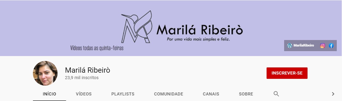 Marilá Ribeirò | Youtube