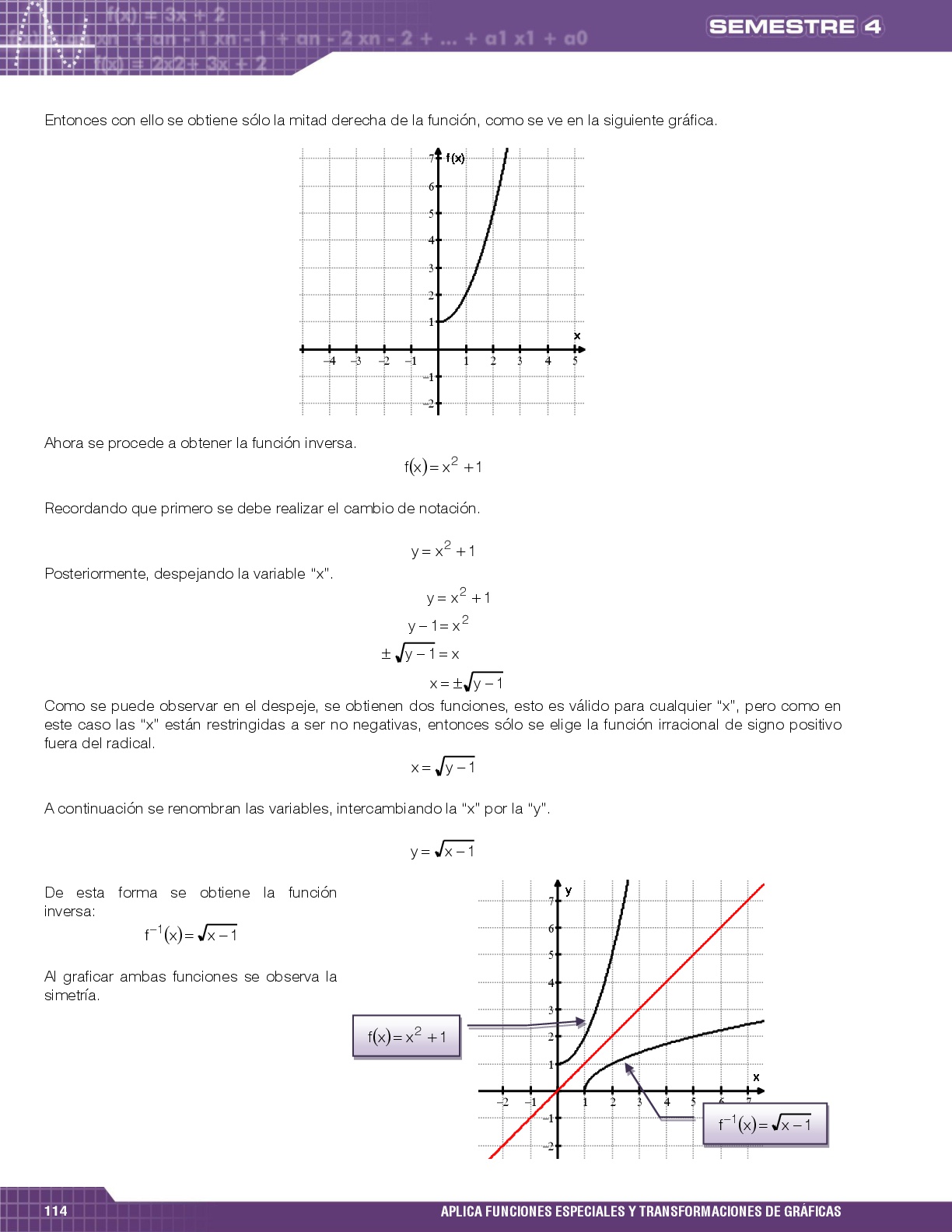 Cditec Bachillerato 33 Forma Algebraica De La Inversa