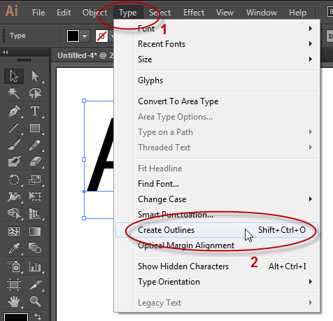 Cara Mengubah Teks Menjadi Objek Vector di Adobe Illustrator