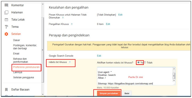 Fitur-Fitur yang Terdapat dalam Search Console