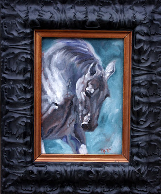 miniature horse painting