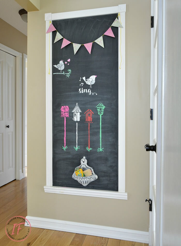 Chalkboard Wall Framed