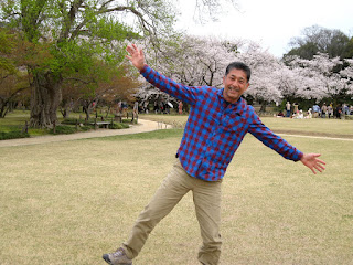 Sculptor Kiwame Kubo at Okayama Korakuen