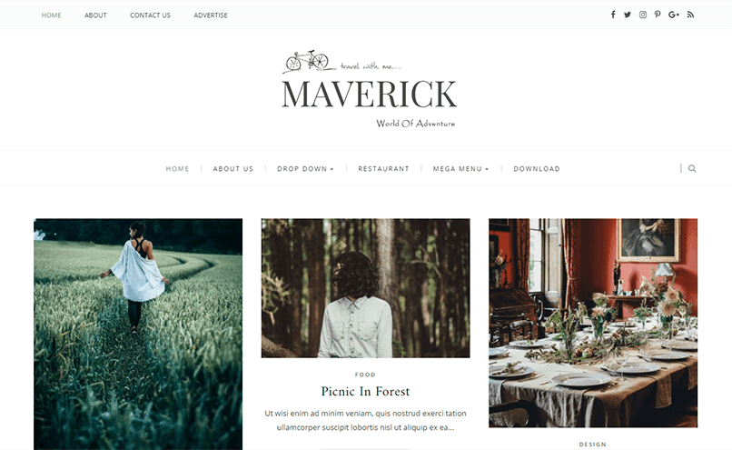 Maverick Blogger Template
