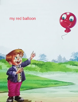 My red balloon, English rhyme