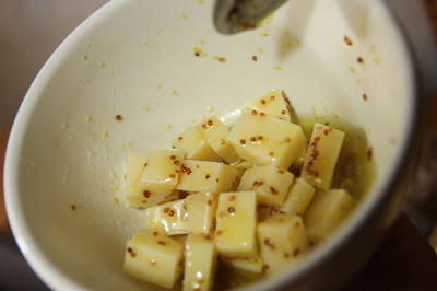 Marinated Cheese and Pineapple Sticks Appetiser Gluten-free Organic Recipe