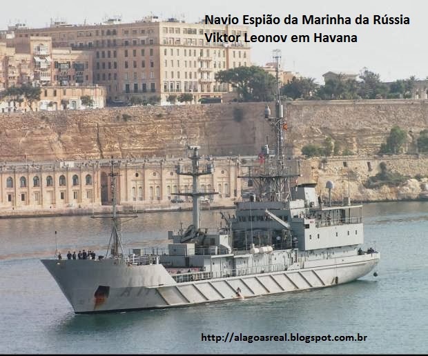 Cuba:Navio russo Viktor Leonov está em Havana