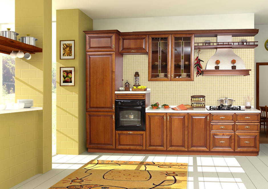 Kitchen cabinet designs - 13 Photos - Kerala home design and floor ...  Kitchen cabinet designs