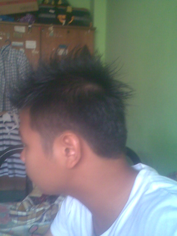  rambut  mohawk 