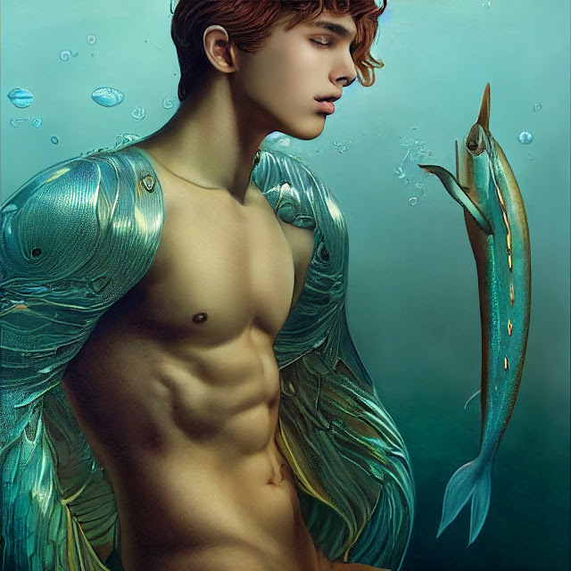 Fit Male mermaid Merman