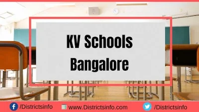 Kendriya Vidyalaya schools List in Bangalore