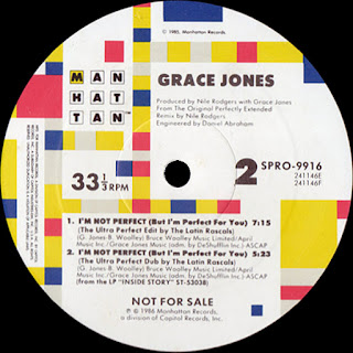 I'm Not Perfect (But I'm Perfect For You) (The Ultra Perfect Edit by The Latin Rascals) - Grace Jones http://80smusicremixes.blogspot.co.uk