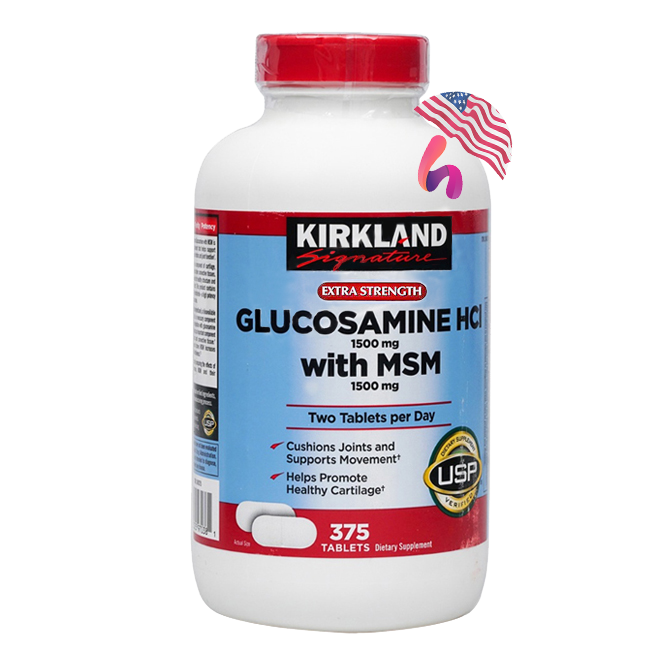 Glucosamine HCL 1500mg Kirkland With MSM 1500mg