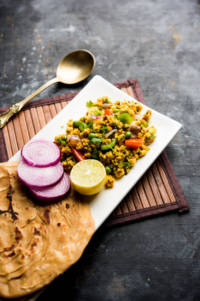 Easy Paneer Bhurji recipe with step-by-step instructions| Authentic North Indian Paneer Bhurji with fresh ingredients,