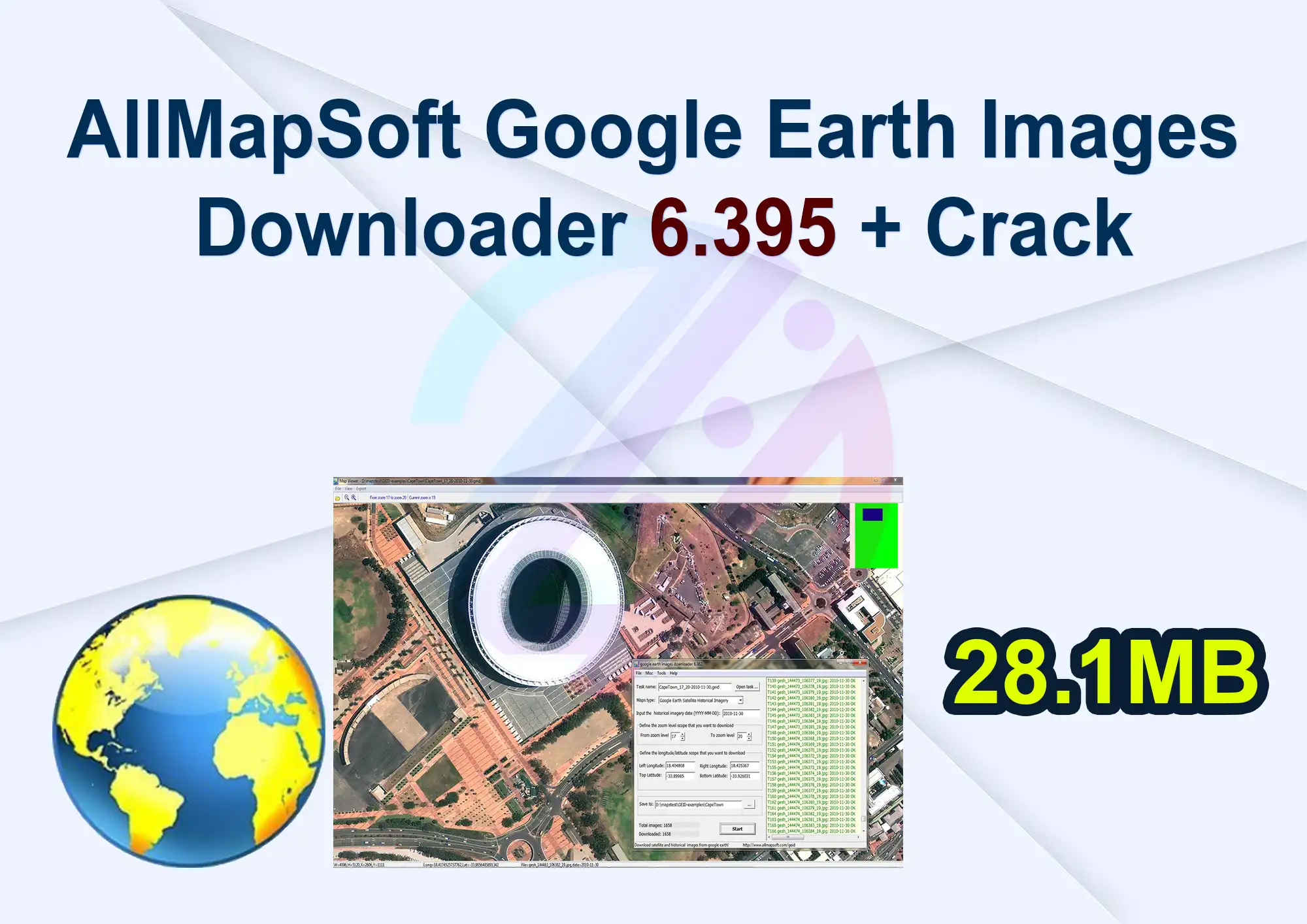 AllMapSoft Google Earth Images Downloader 6.395 + Crack