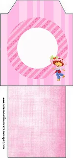 Strawberry Shortcake Free Printable Bag Tea.