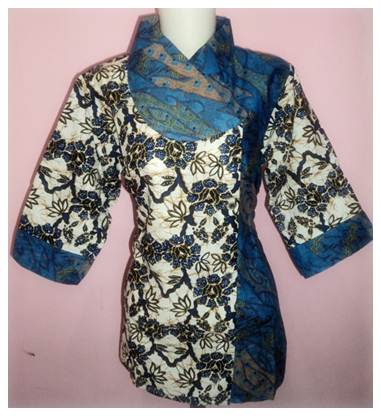  Contoh  model baju  batik kerja  kantor  wanita