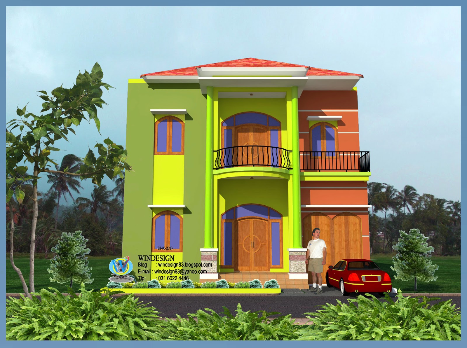 RUMAH KOS DAN RUMAH TINGGAL ( NEW DESIGN ).  (desain 