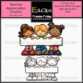  Free Teacher Appreciation Graphic by Educlips