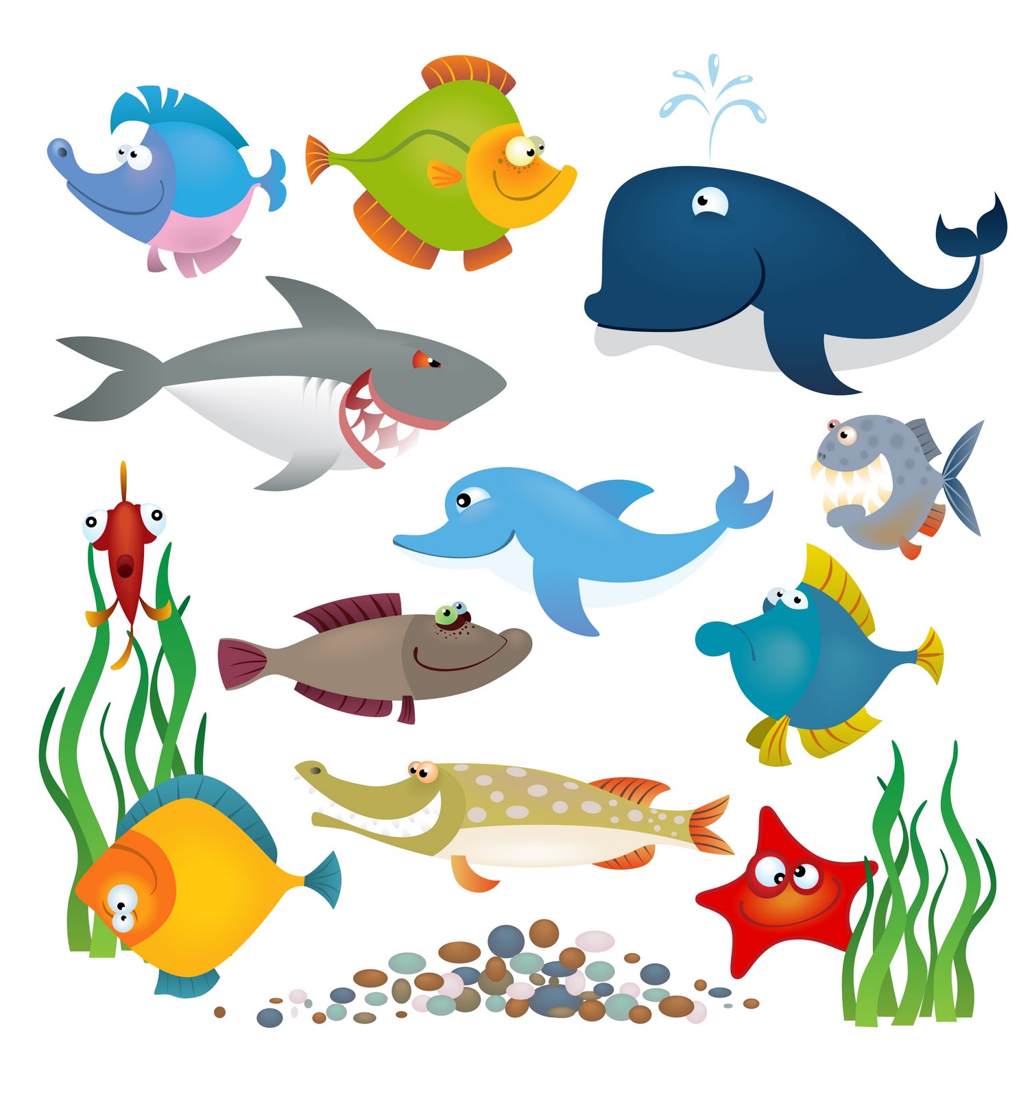 Mewarnai Gambar  Ikan Dan Binatang  Laut  Mewarnai Gambar 