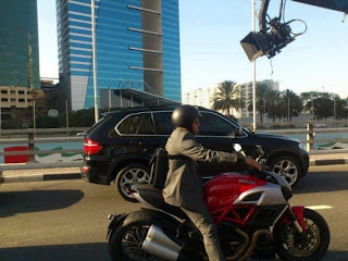 Ajith Rides Ducati 1200 cc bike Pics