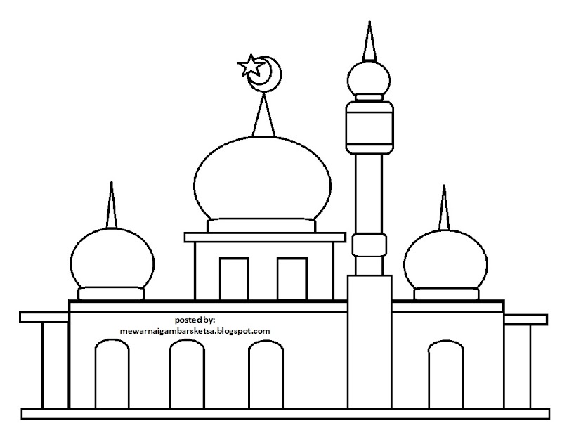 23+ Contoh Gambar Masjid