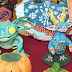 Entre carrizo, papel y cartón artesanos dan vida a piezas como máscaras, piñatas y alebrijes