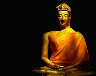 golden color statue Lord Buddha quotes sayings from quotsagram on life, love, hatred, anger, death, truth, peace and happiness